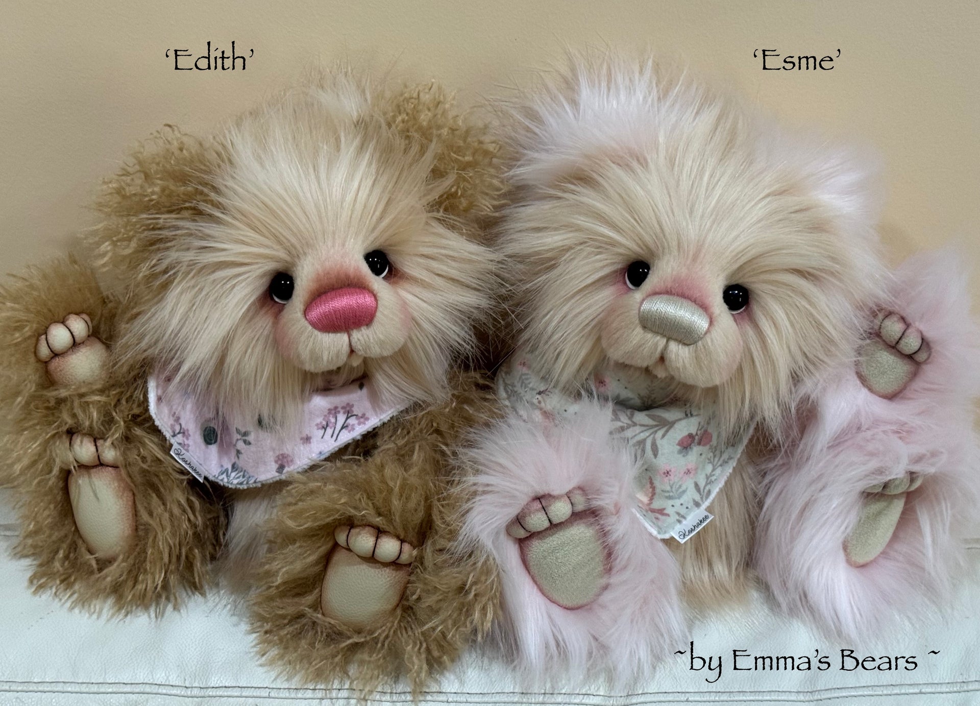 KITS - 16" Edith faux fur bear