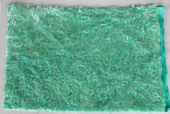 Sparse String Mohair - Hand Dyed Aqua Green - Fat 1/4m - DEC049