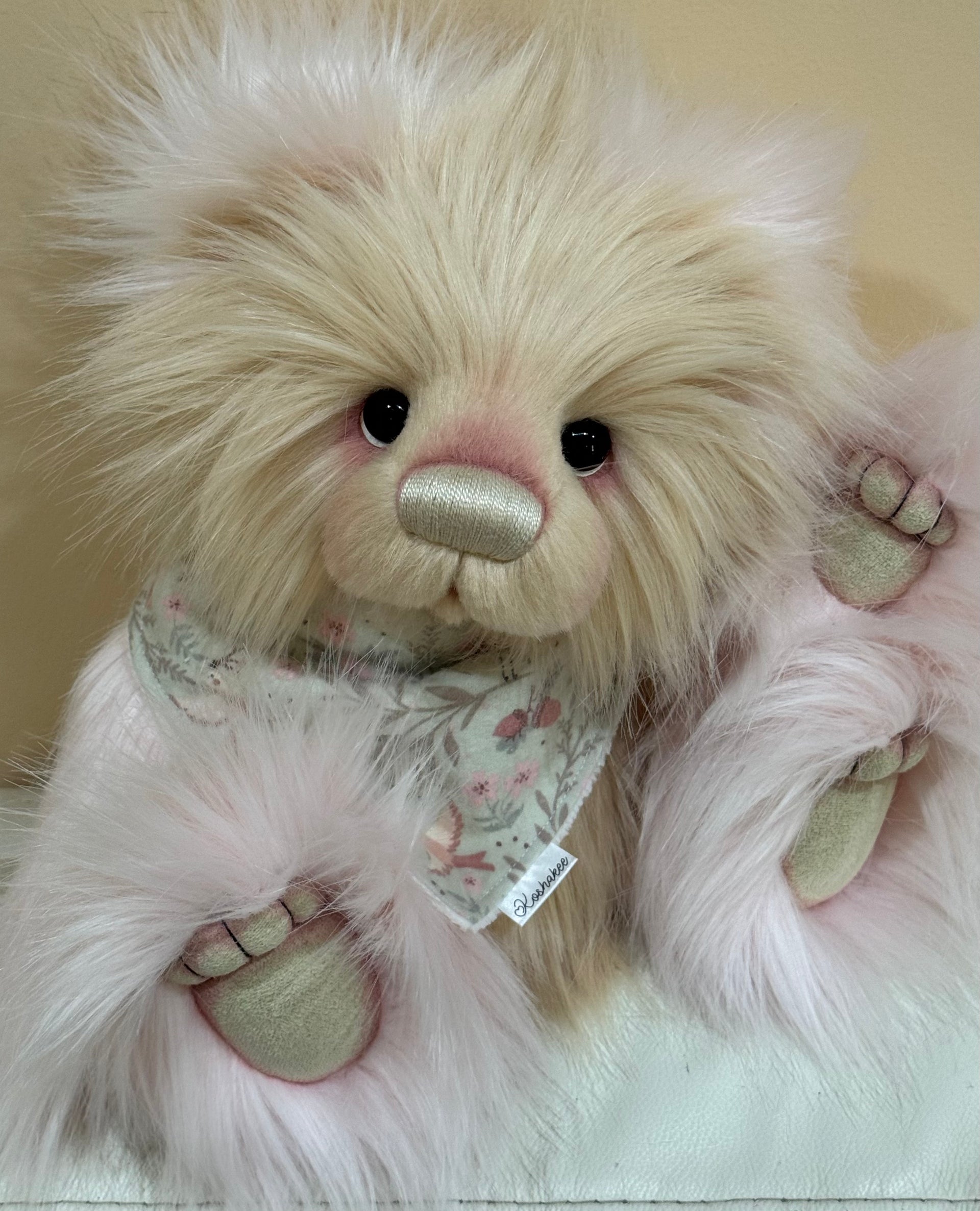 Esme - 16" faux fur bear by Emmas Bears - OOAK