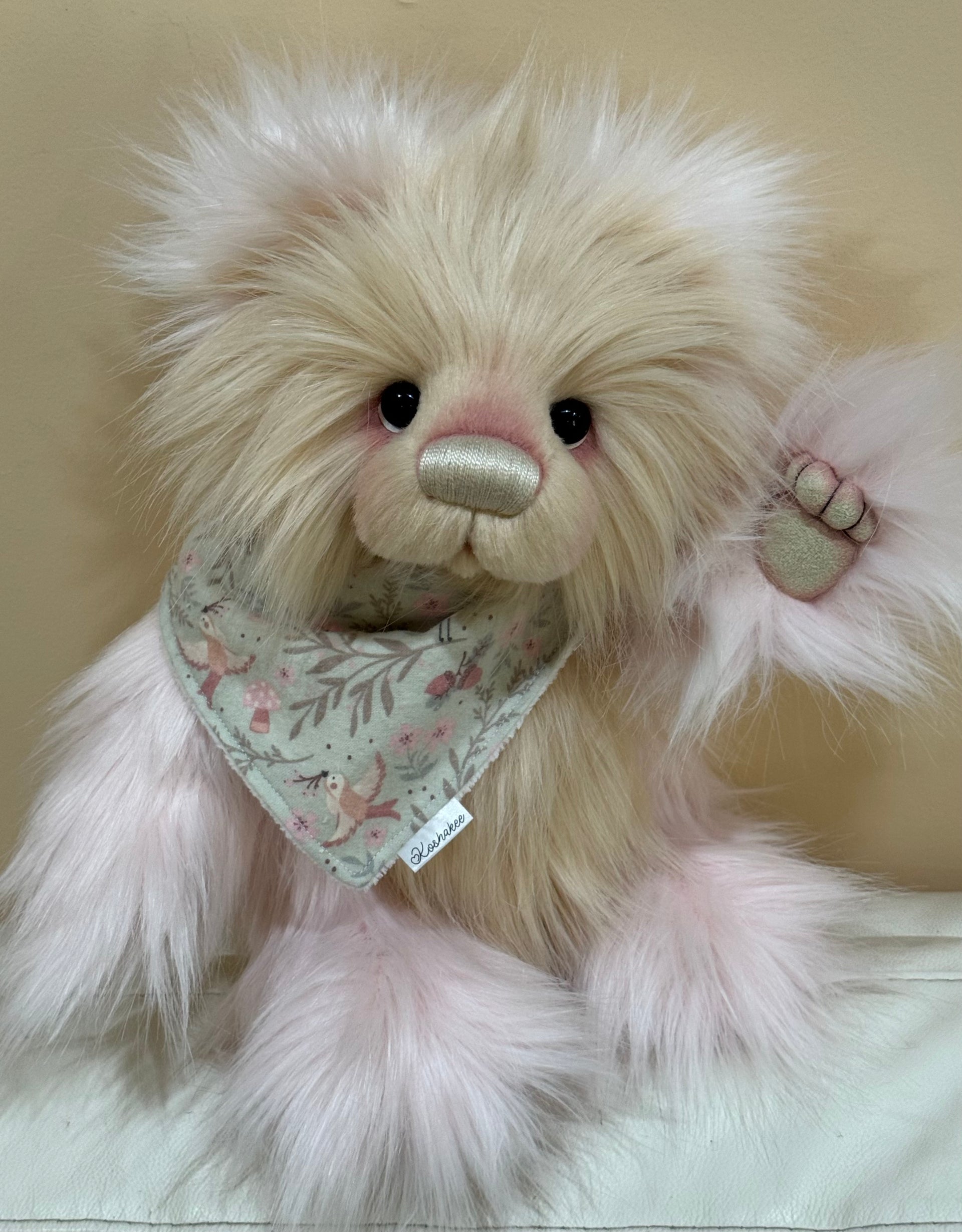 Esme - 16" faux fur bear by Emmas Bears - OOAK