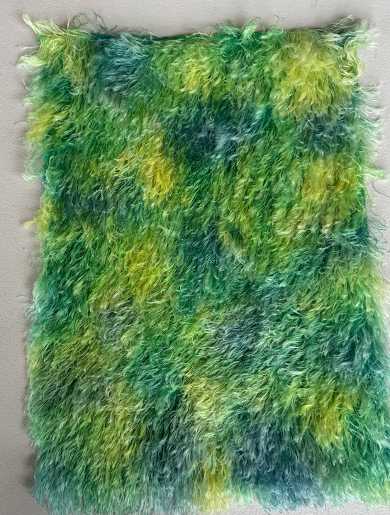 Long String Mohair - Hand Dyed Fresh Lime - Fat 1/8m - DEC089