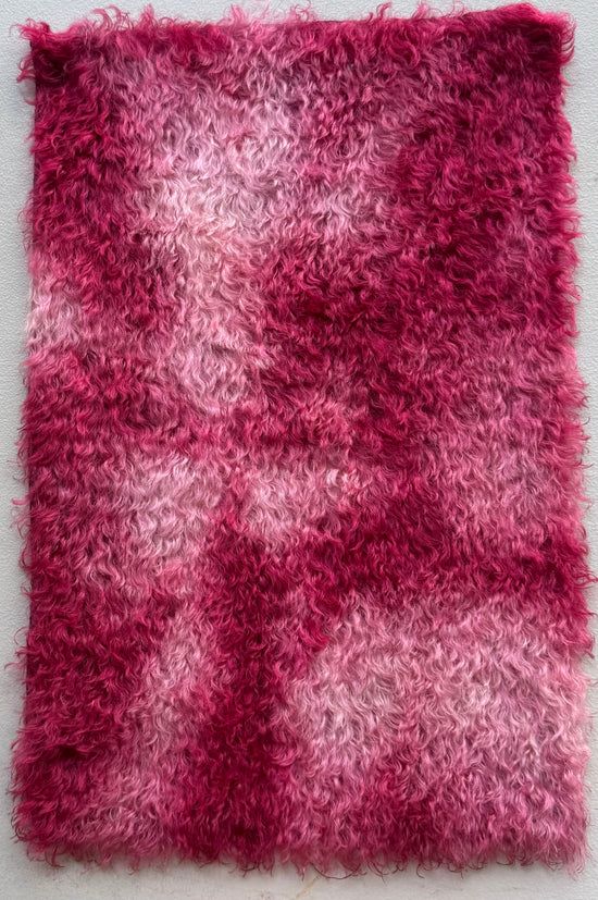 Bianca Mohair - Hand Dyed Ruby Batik - Fat 1/8m - DEC130