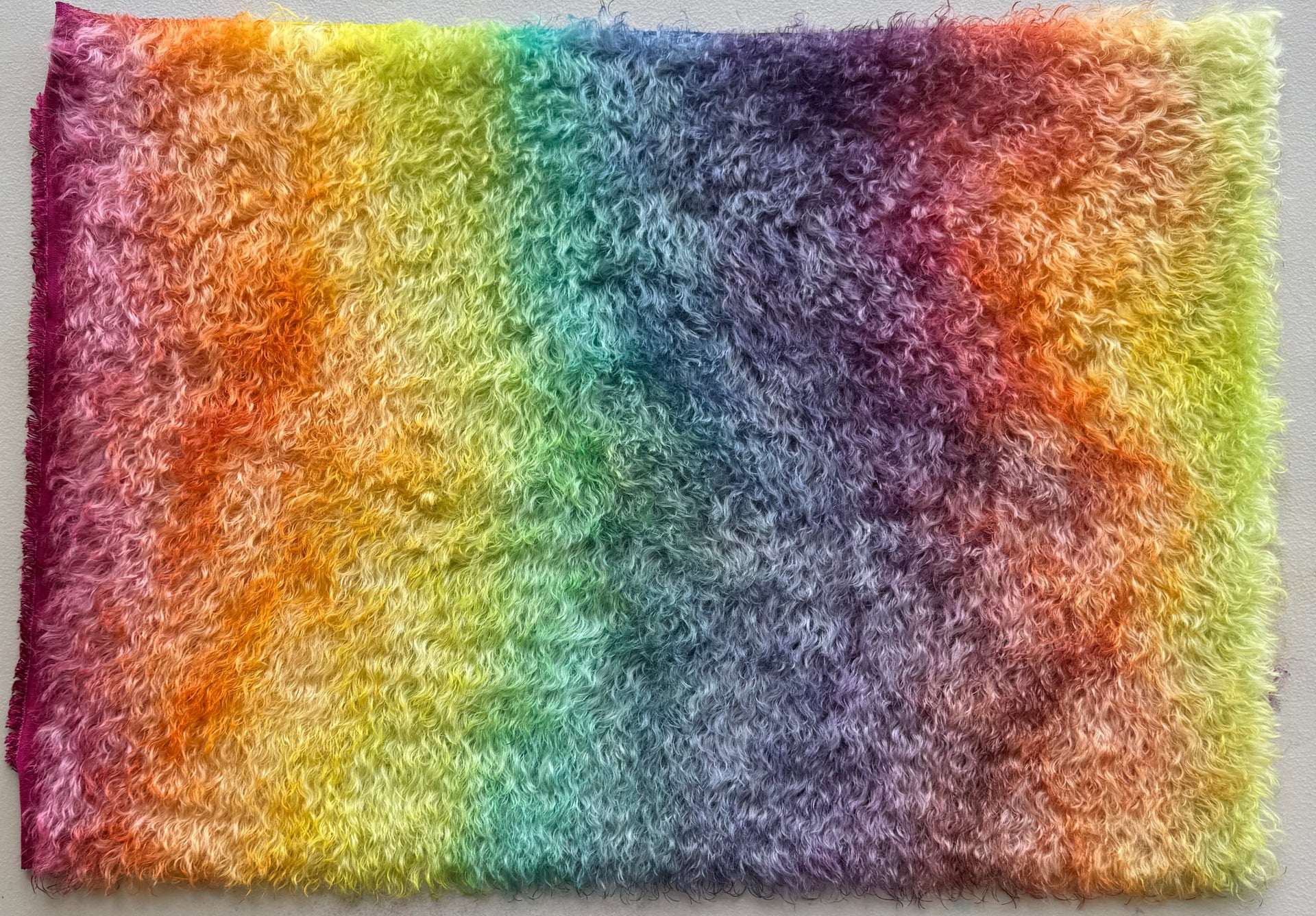 Bianca Mohair - Hand Dyed Pastel Rainbow - Fat 1/4m - DEC141