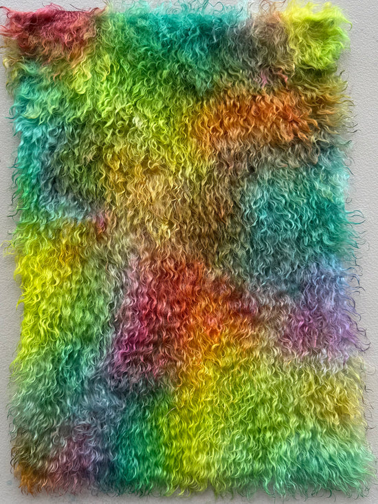 Curlylocks Mohair - Hand Dyed Wildflowers - Fat 1/8m - DEC149