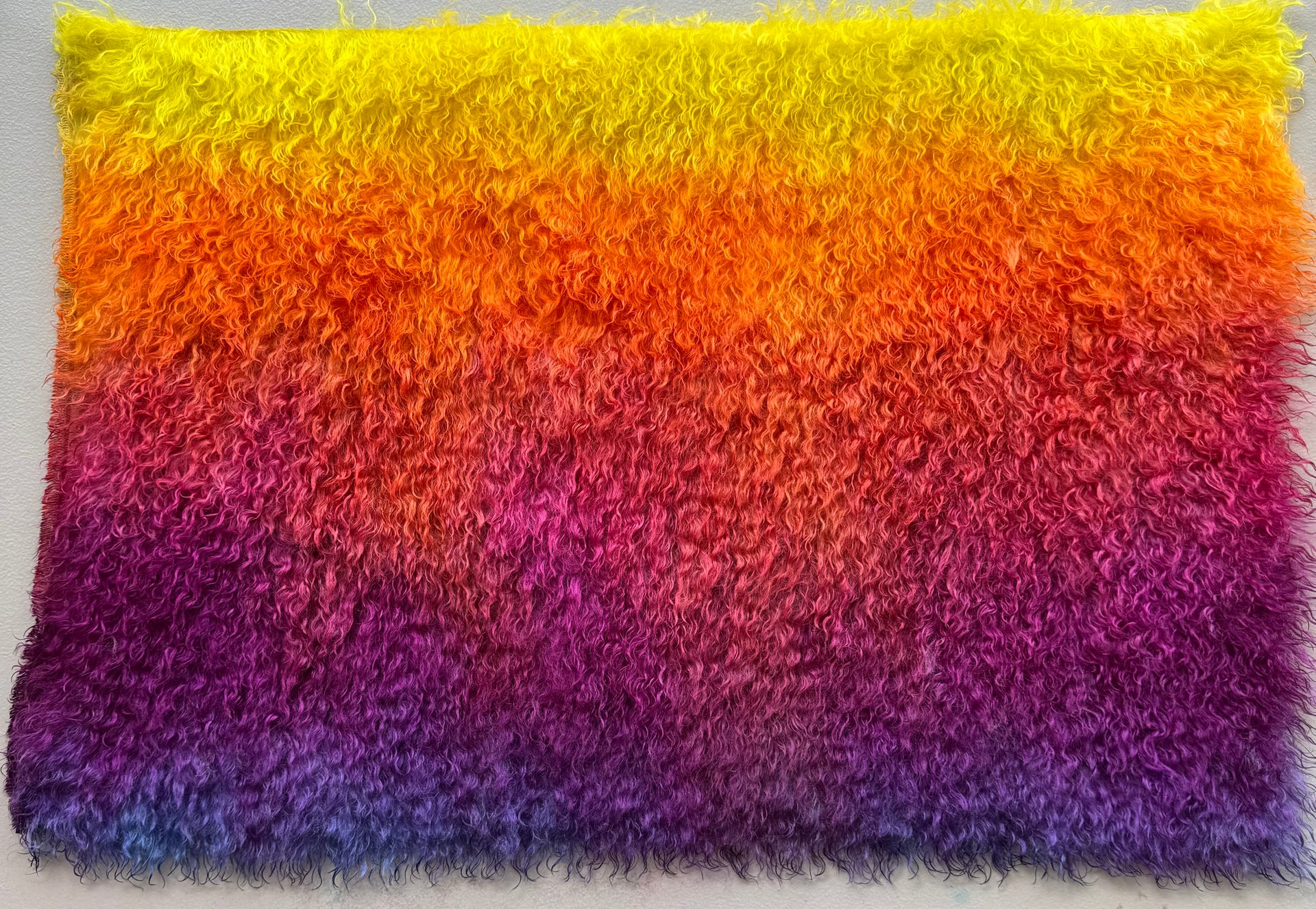 Curlylocks Mohair - Hand Dyed Sunset - Fat 1/4m - DEC156