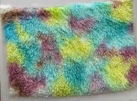 Curlylocks Mohair - Hand Dyed Pastel Garden - Fat 1/4m - DEC158