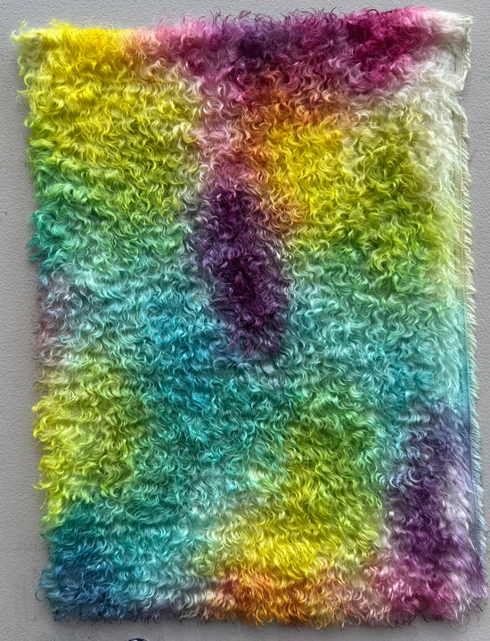 Schulte Super Curls - Hand Dyed Pastel Rainbow - Fat 1/8m - DEC172