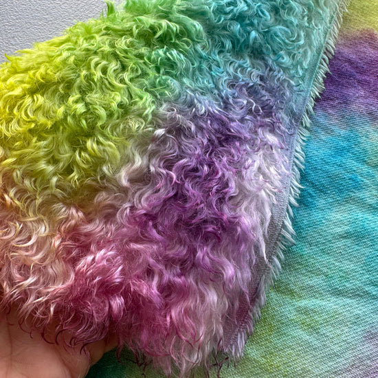 Schulte Super Curls - Hand Dyed Pastel Rainbow - Fat 1/8m - DEC172