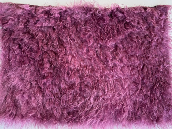 Super Long Pile 70mm Mohair - Hand Dyed Dusky Mauve - Fat 1/4m - SEP009