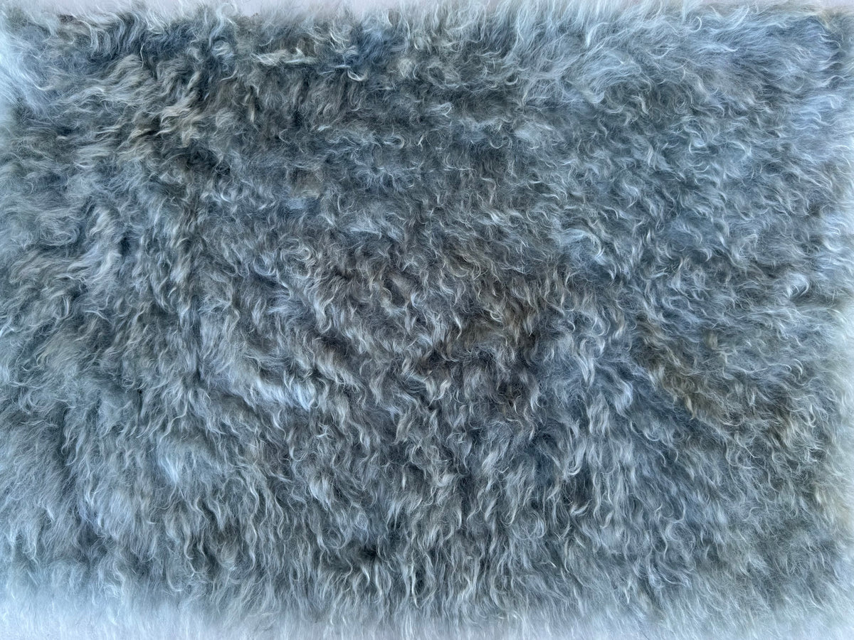 Super Long Pile 70mm Mohair - Hand Dyed Stormy Ocean - Fat 1/4m - SEP010