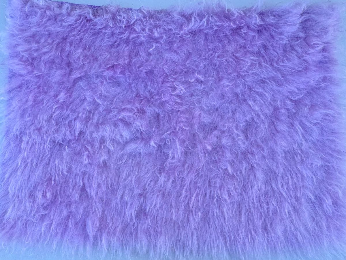 Super Long Pile 70mm Mohair - Hand Dyed Lilac - Fat 1/4m - SEP019