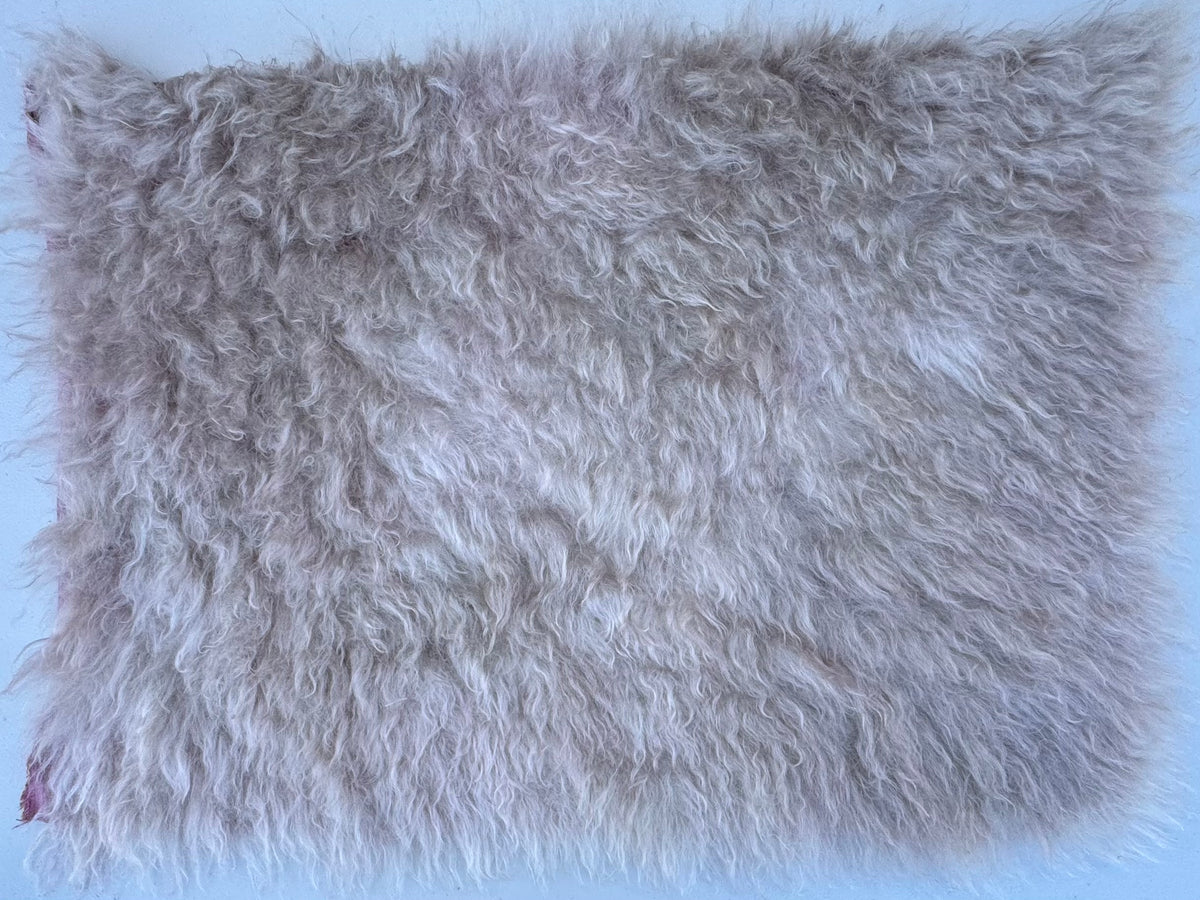 Super Long Pile 70mm Mohair - Hand Dyed Mushroom Taupe - Fat 1/4m - SEP020