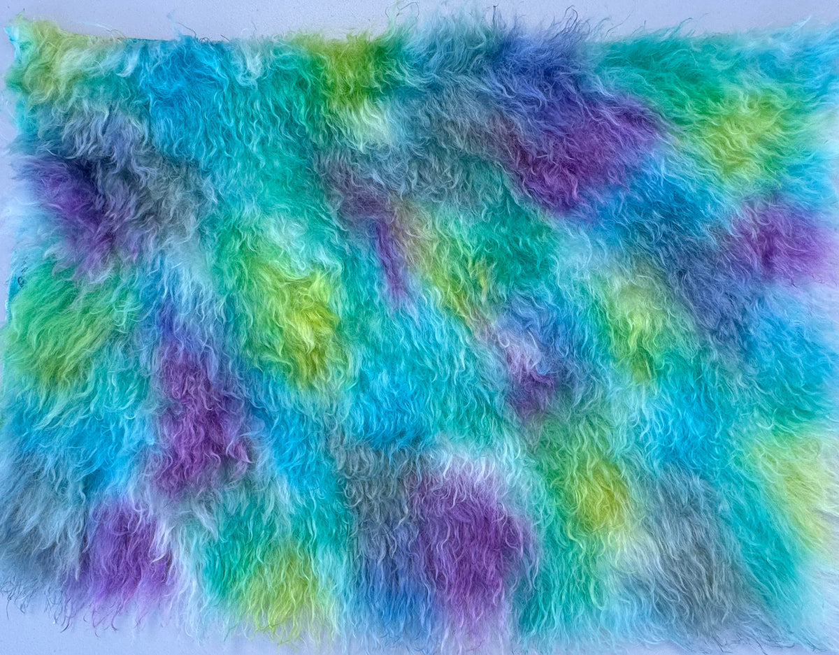 Super Long Pile 70mm Mohair - Hand Dyed Enchanted Garden - Fat 1/4m - SEP021