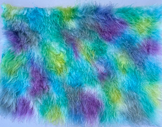 Super Long Pile 70mm Mohair - Hand Dyed Enchanted Garden - Fat 1/4m - SEP021