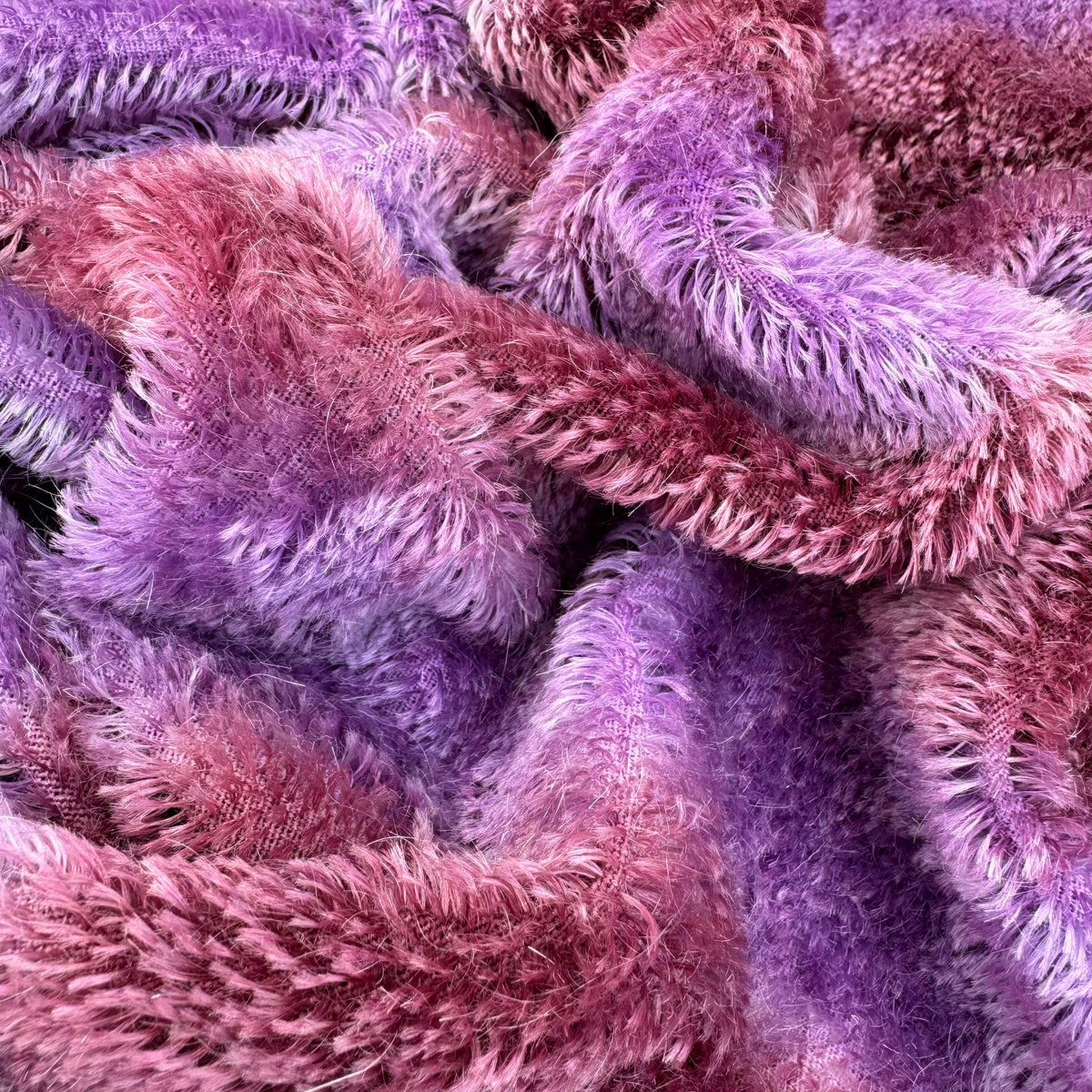Short 9mm String Mohair - Hand Dyed Plum Pie - Fat 1/4m - SEP035