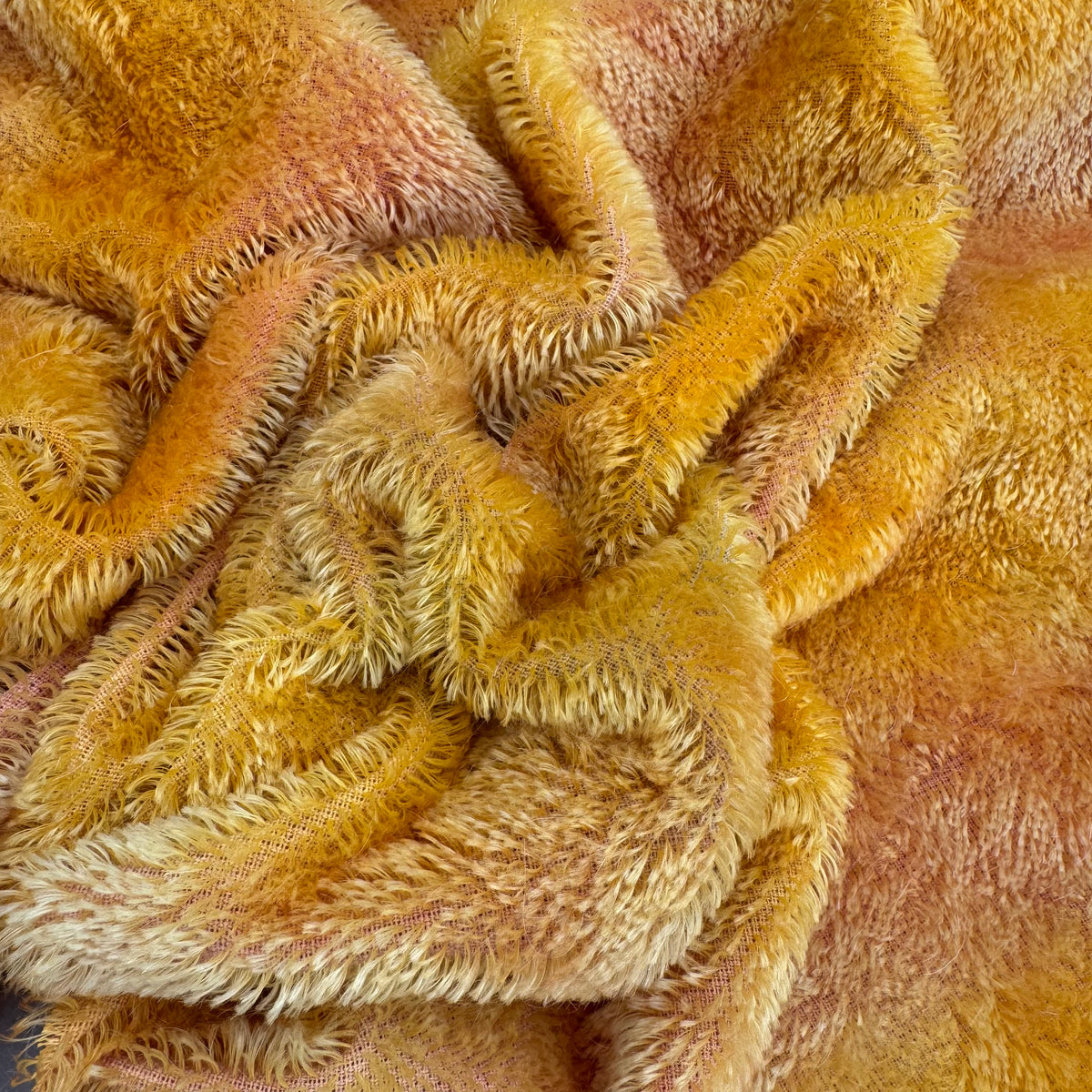 Short 9mm String Mohair - Hand Dyed Sunny Honey - Fat 1/4m - SEP037