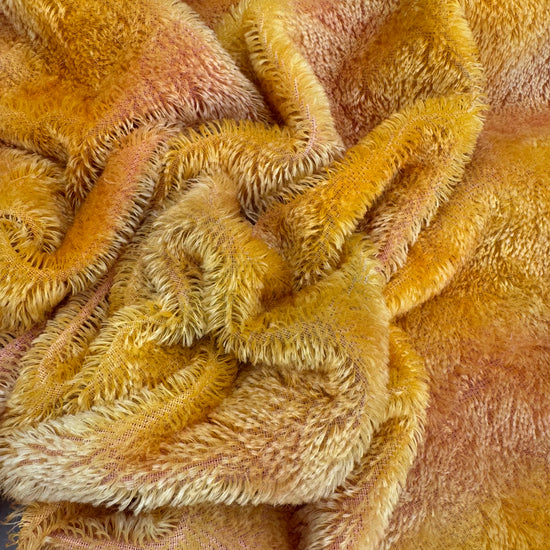 Short 9mm String Mohair - Hand Dyed Sunny Honey - Fat 1/4m - SEP037