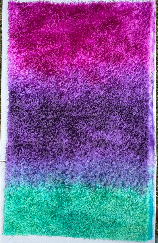 Swirled Mohair/Viscose - Hand Dyed Deepest Dusk - Fat 1/2m - SEP045