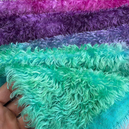 Swirled Mohair/Viscose - Hand Dyed Deepest Dusk - Fat 1/2m - SEP045