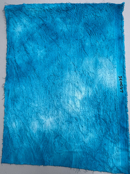 Standard Viscose - Hand Dyed Cobalt Blue Batik - Fat 1/8m - SEP047