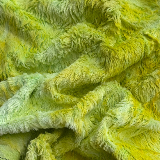 Standard Viscose - Hand Dyed Sunny Lime Batik - Fat 1/8m - SEP049