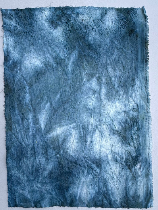 Standard Viscose - Hand Dyed Stormy Teal Batik - Fat 1/8m - SEP051