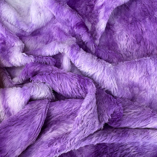 Standard Viscose - Hand Dyed Violet Splash Batik - Fat 1/8m - SEP055