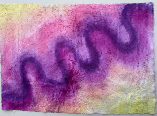 Standard Viscose - Hand Dyed Sunset Wiggle - Fat 1/4m - SEP059