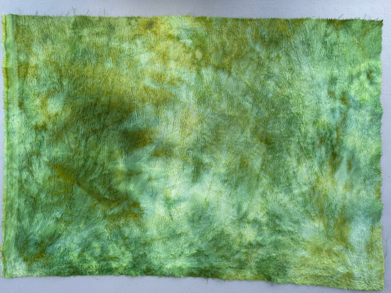 Standard Viscose - Hand Dyed Tahitian Lime Batik - Fat 1/4m - SEP064