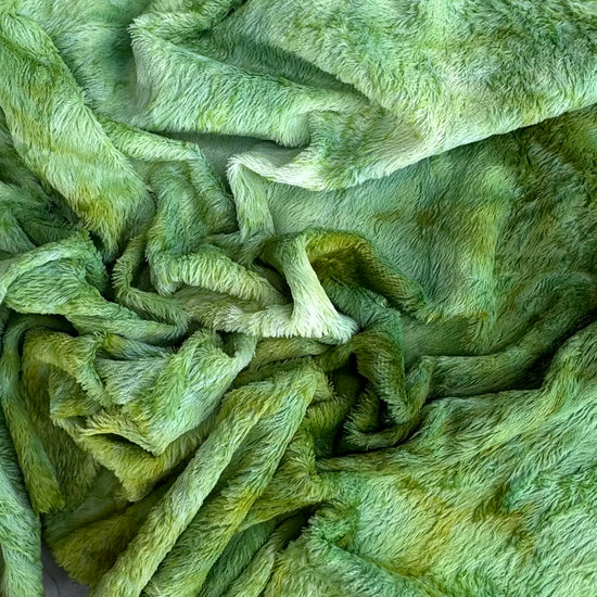 Standard Viscose - Hand Dyed Tahitian Lime Batik - Fat 1/4m - SEP064