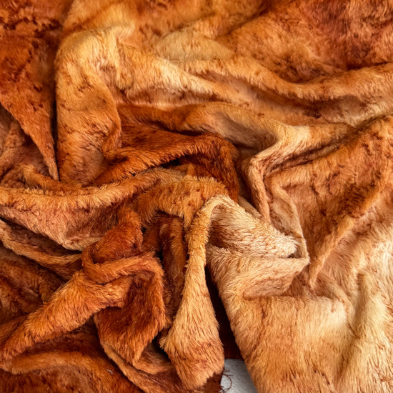 Standard Viscose - Hand Dyed Cinnamon Toffee Batik - Fat 1/4m - SEP066