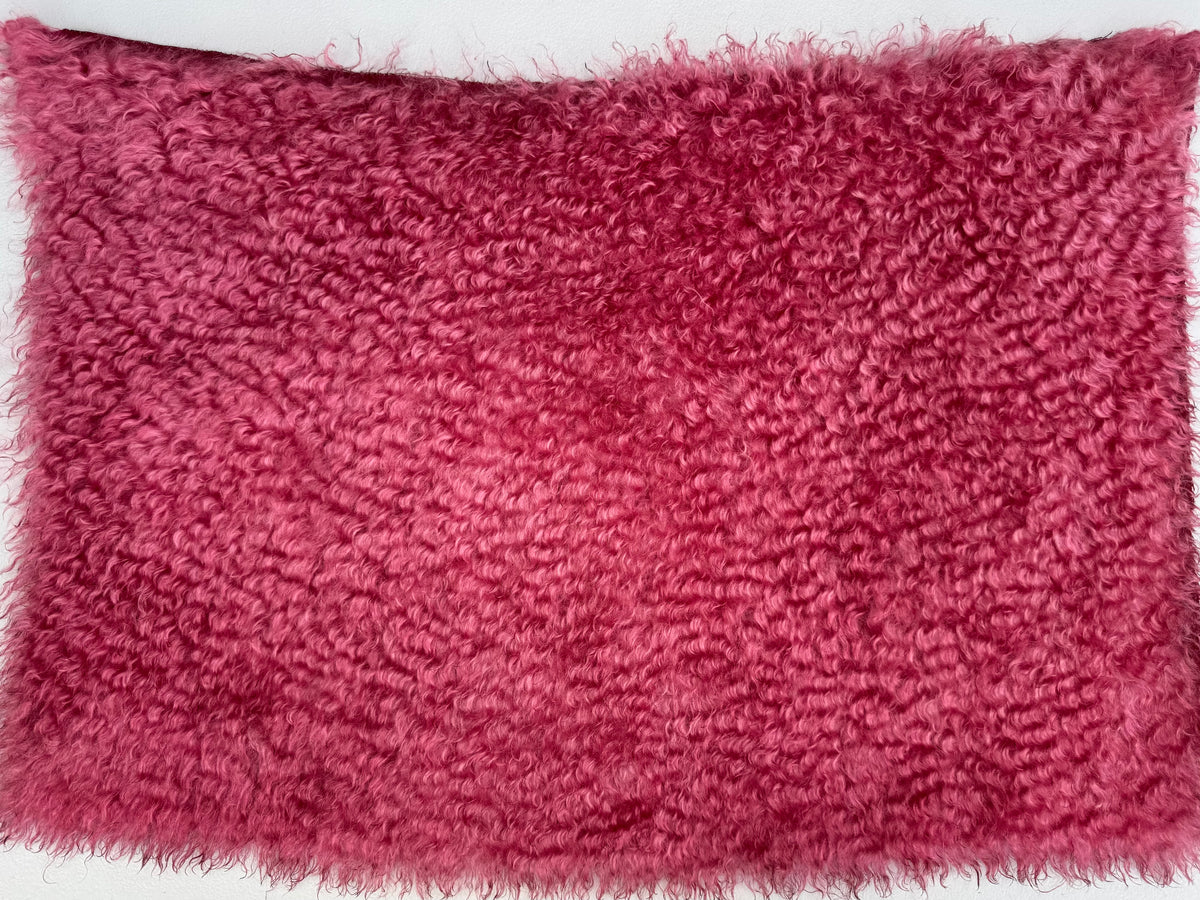Curlylocks Mohair - Hand Dyed Raspberry Rose - Fat 1/4m - SEP080