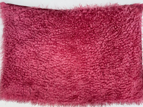 Curlylocks Mohair - Hand Dyed Raspberry Rose - Fat 1/4m - SEP080