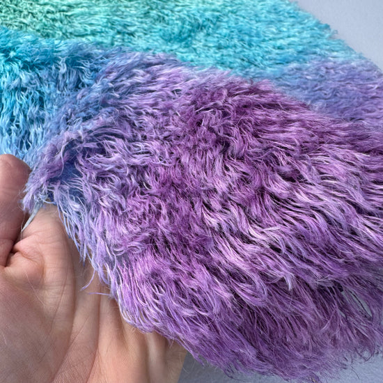 25mm String Mohair - Hand Dyed Blue Lagoon - Fat 1/8m - SEP089