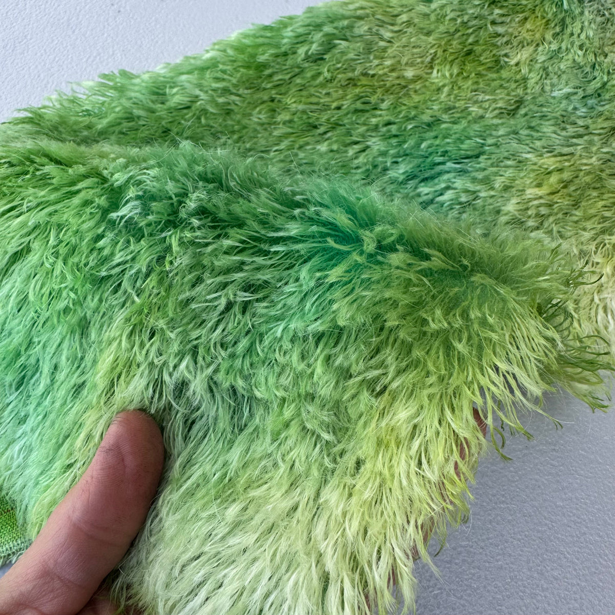 25mm String Mohair - Hand Dyed Spring Growth - Fat 1/8m - SEP092