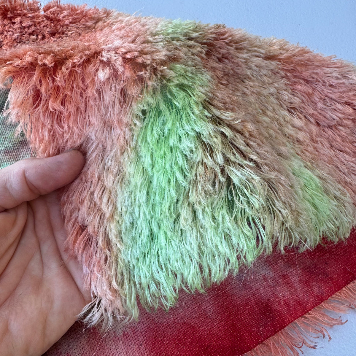 25mm String Mohair - Hand Dyed Holiday - Fat 1/8m - SEP093