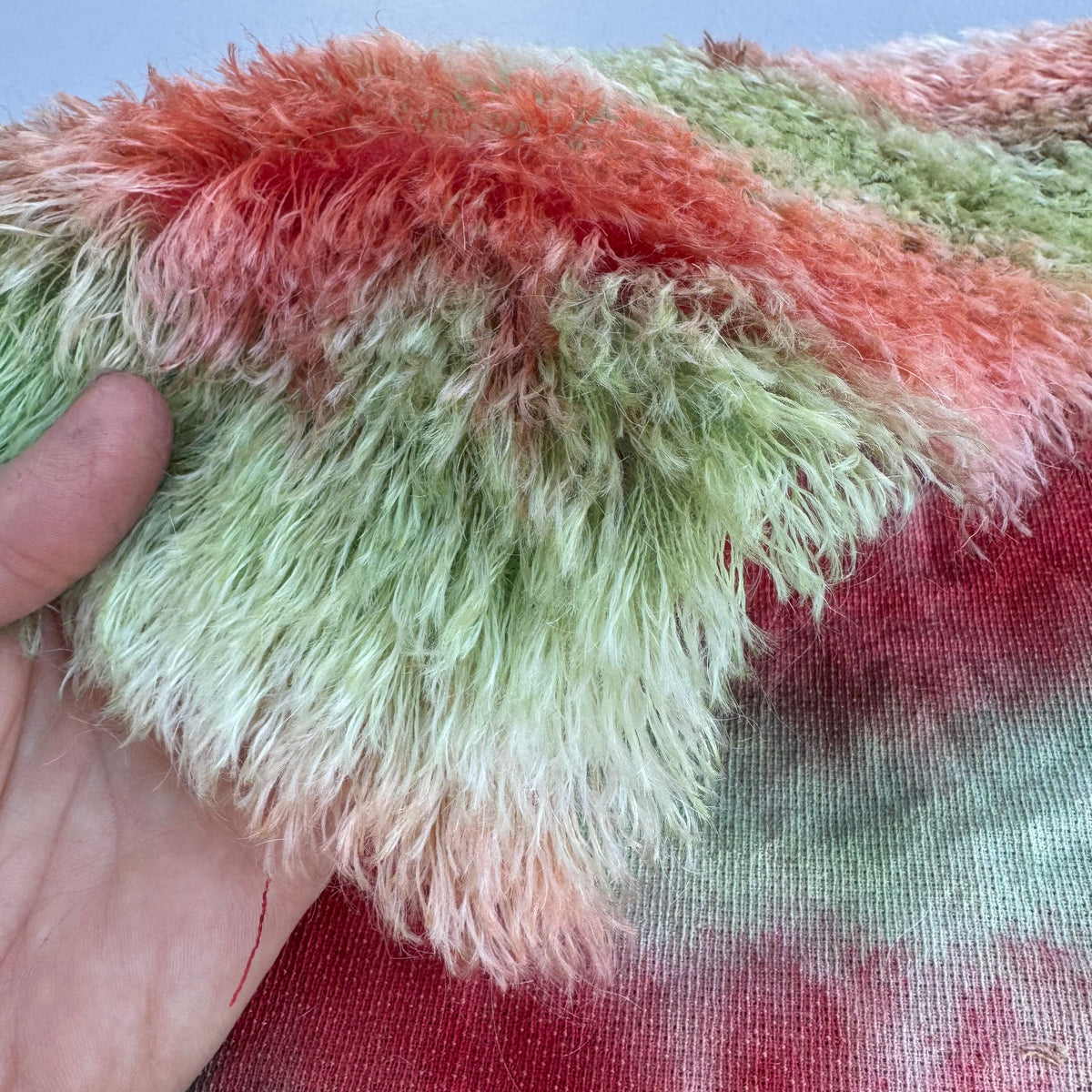 25mm String Mohair - Hand Dyed Wreath - Fat 1/8m - SEP096