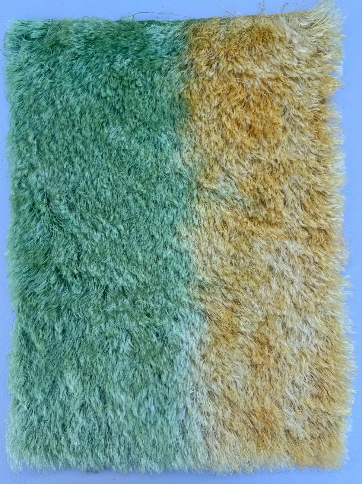 25mm String Mohair - Hand Dyed Green and Gold - Fat 1/8m - SEP097