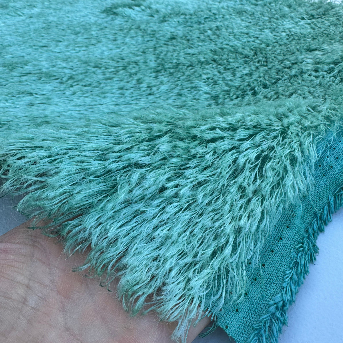 25mm String Mohair - Hand Dyed Ocean Green - Fat 1/4m - SEP099