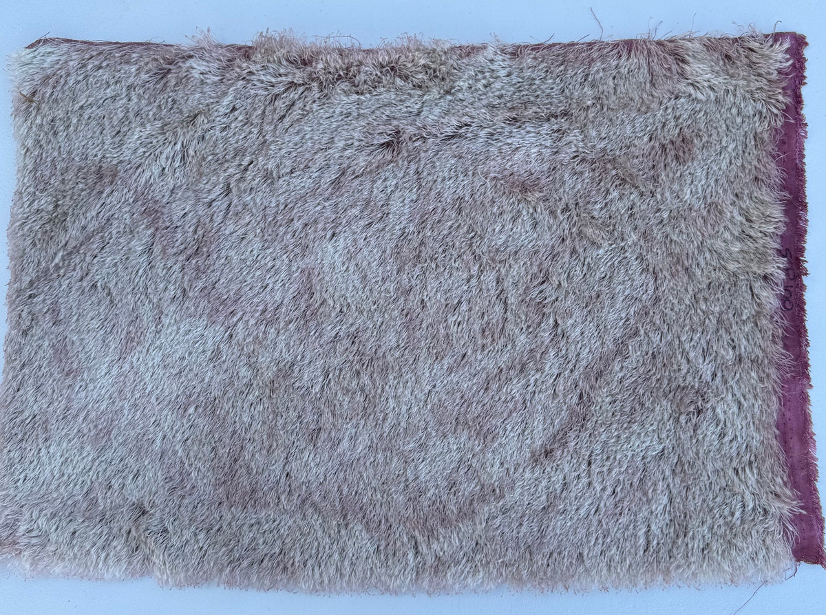 25mm String Mohair - Hand Dyed Mushroom Beige Batik - Fat 1/4m - SEP100