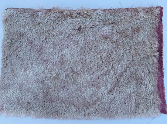 25mm String Mohair - Hand Dyed Mushroom Beige Batik - Fat 1/4m - SEP100