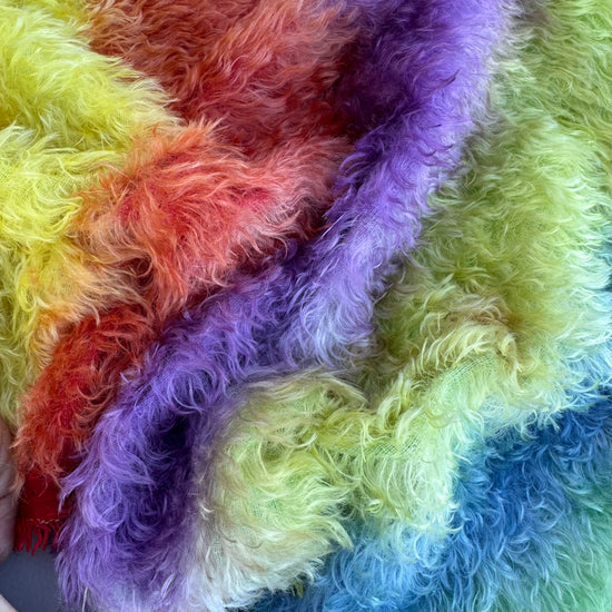 Bianca Mohair - Hand Dyed Sahara Sky - Fat 1/8m - SEP115