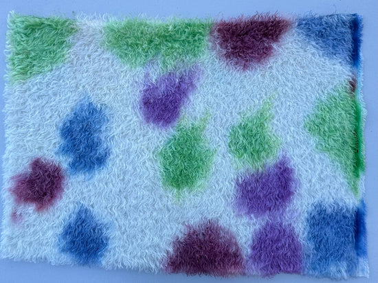 Bianca Mohair - Hand Dyed Snowy Peaks - Fat 1/4m - SEP123