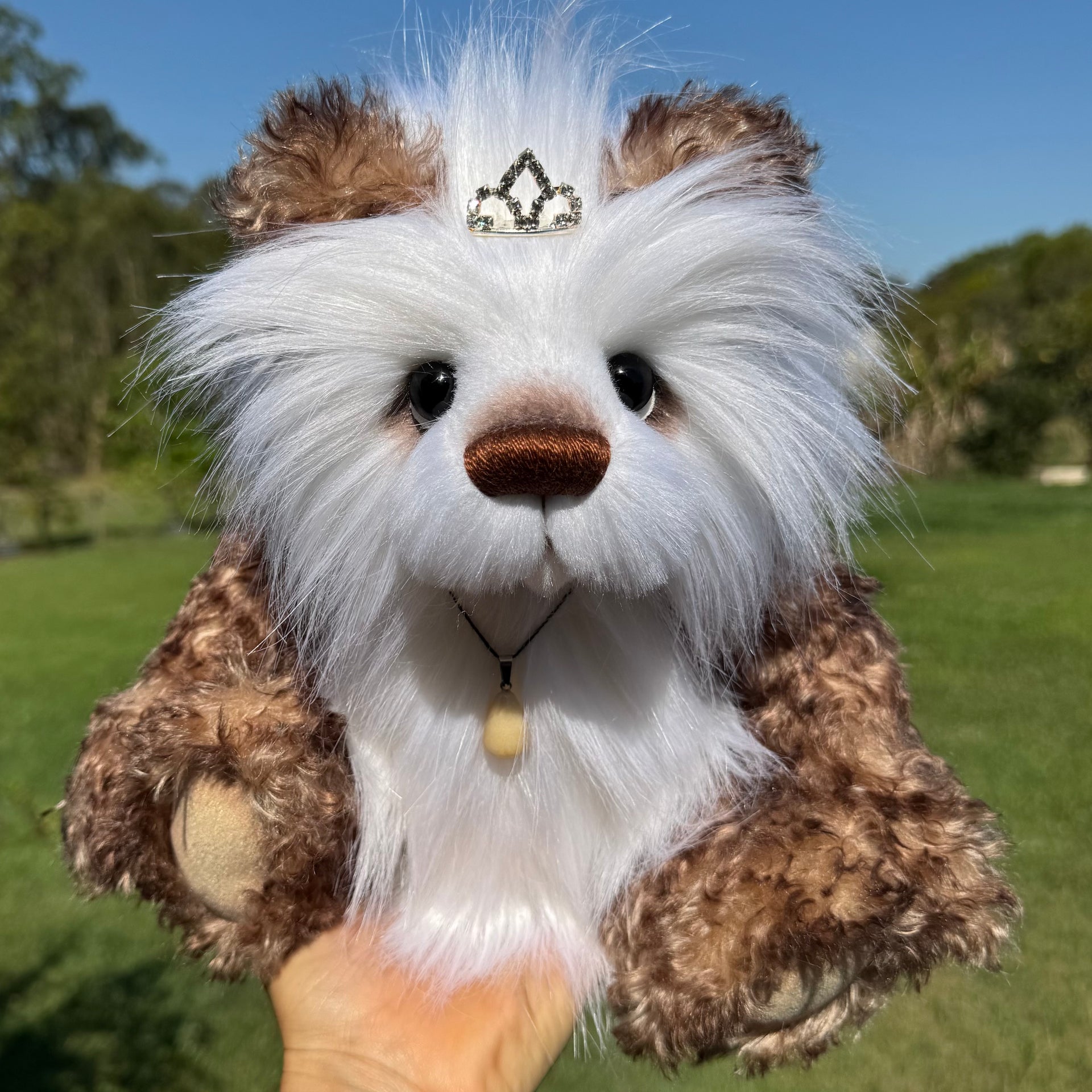 KITS - 12" Bellflower Mello Mohair and Faux Fur Bear