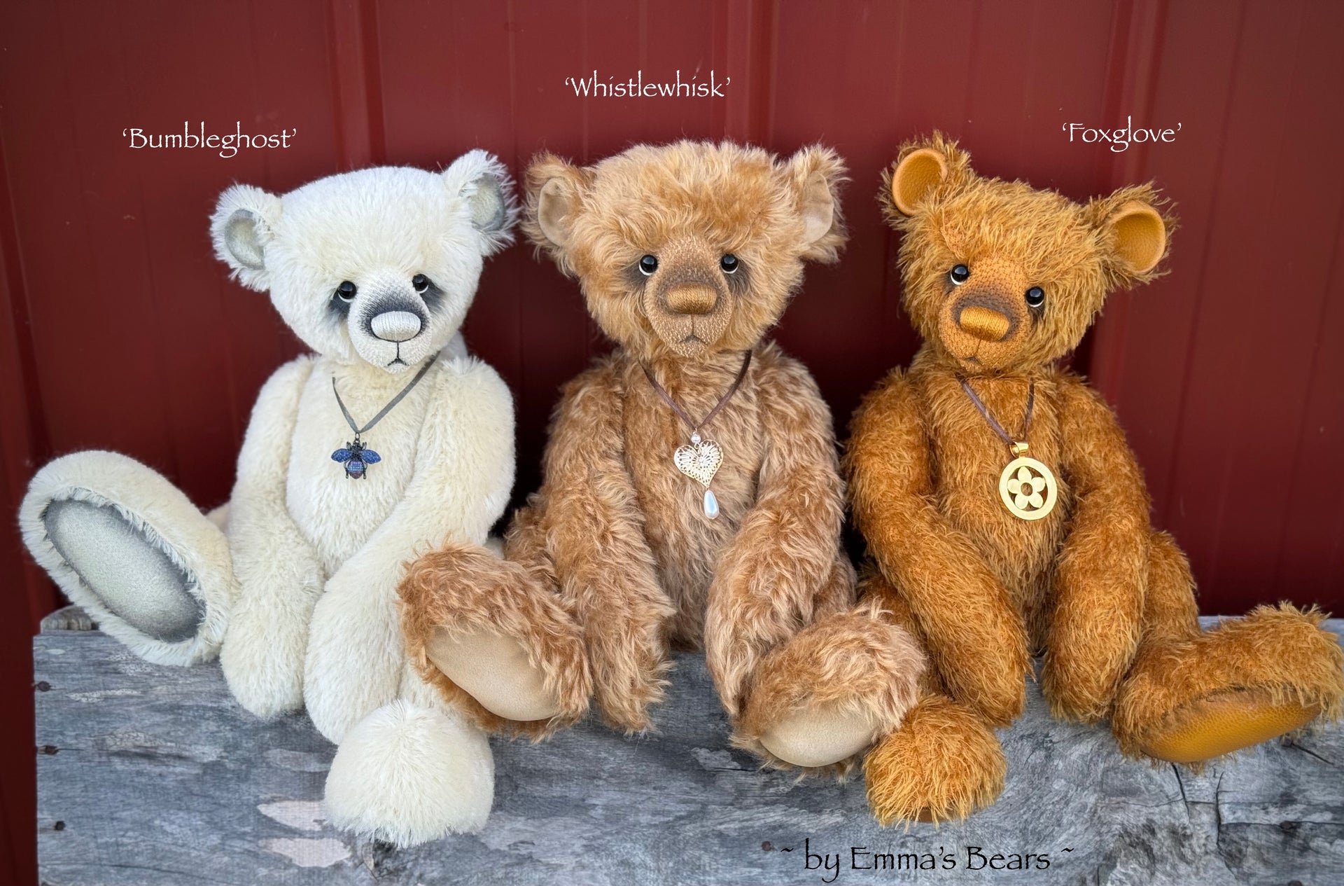 Whistlewhisk - 16" Traditional mohair bear by Emma's Bears - OOAK