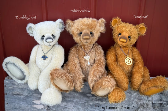 Bumbleghost - 16" Traditional mohair bear by Emma's Bears - OOAK