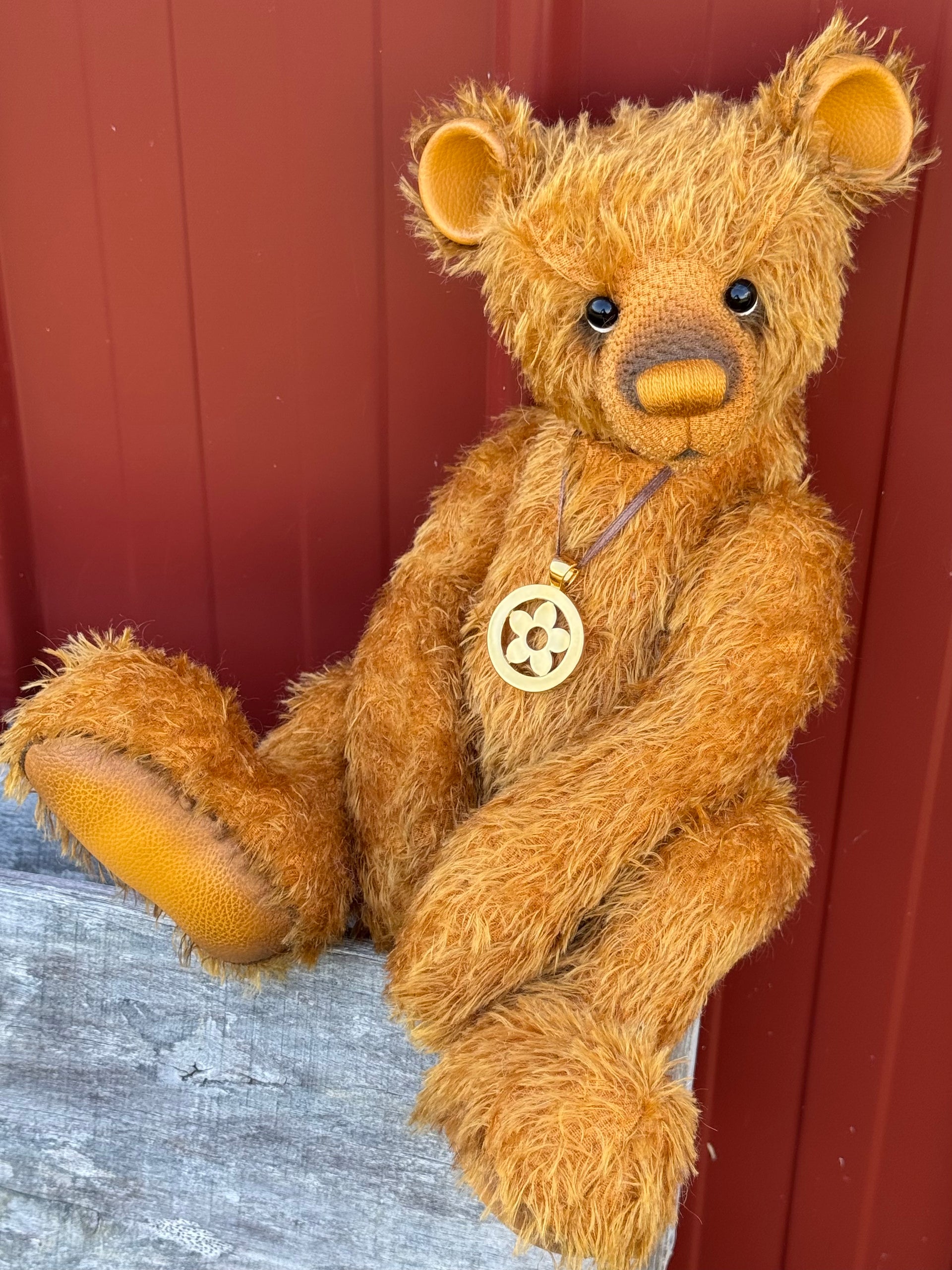 Foxglove - 16" Traditional mohair bear by Emma's Bears - OOAK