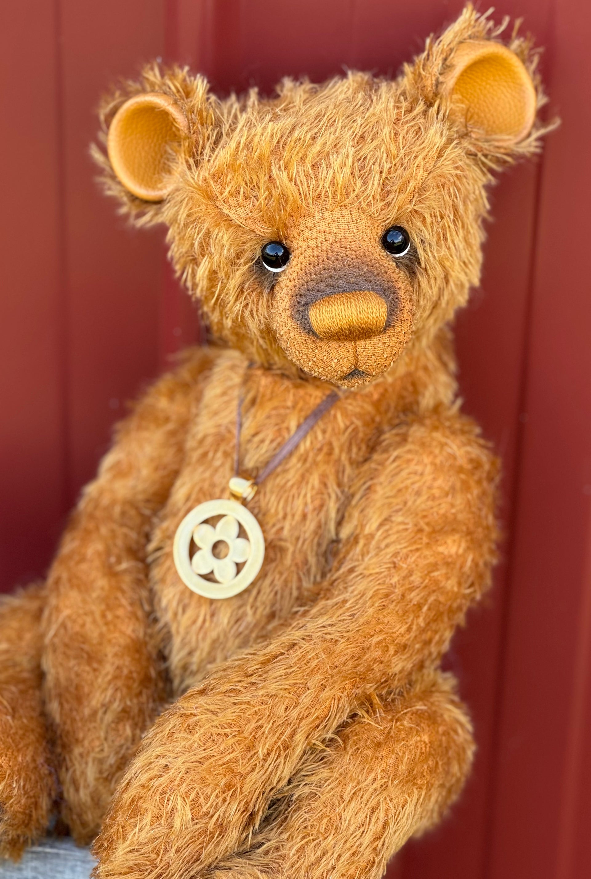 Foxglove - 16" Traditional mohair bear by Emma's Bears - OOAK