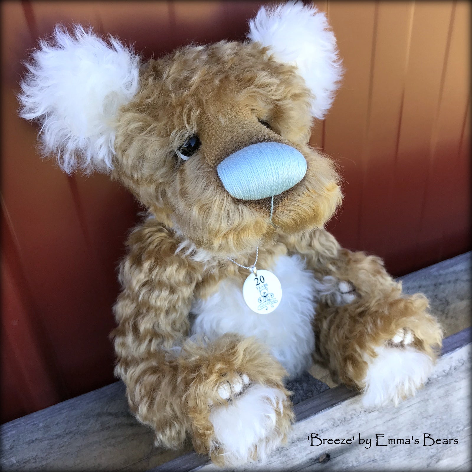 Breeze - 20 Years of Emma's Bears Commemorative Teddy - OOAK in a series