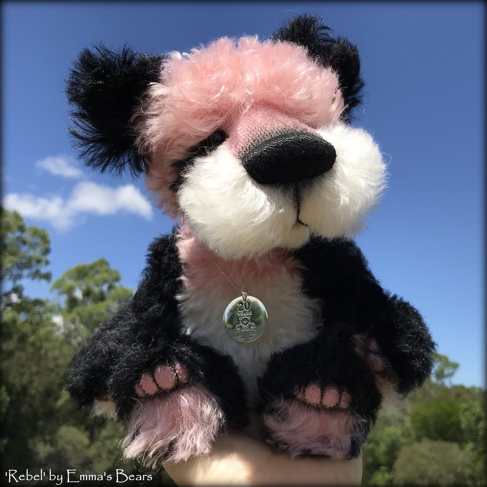 Rebel - 20 Years of Emma's Bears Commemorative Teddy - OOAK in a series